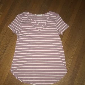 Cris cross short sleeve tee